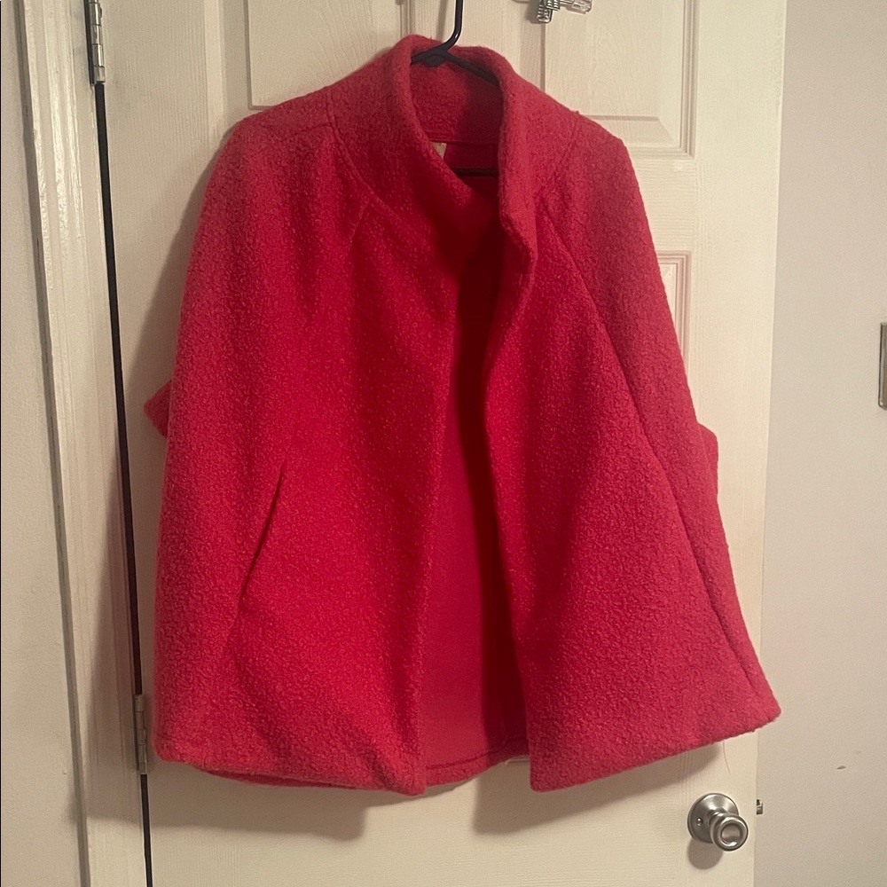 Elegant Red Women's Cape